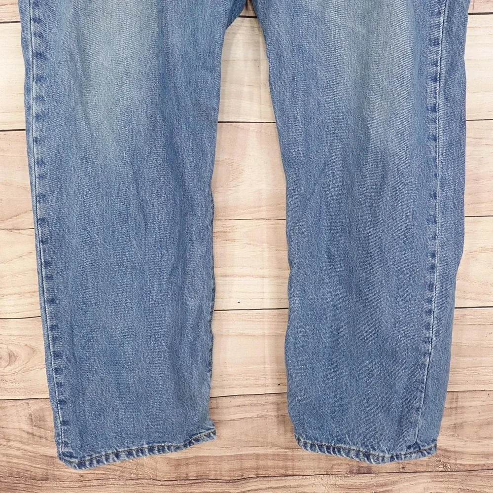 Levis 501 Jeans Mens 38x29 (40x30) Blue Regular Straight Denim Button Fly